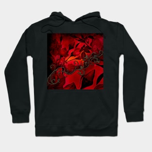 Wonderful dark red roses Hoodie